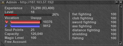 Signature for player Admin