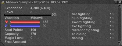 Signature for player Mihawk Sample